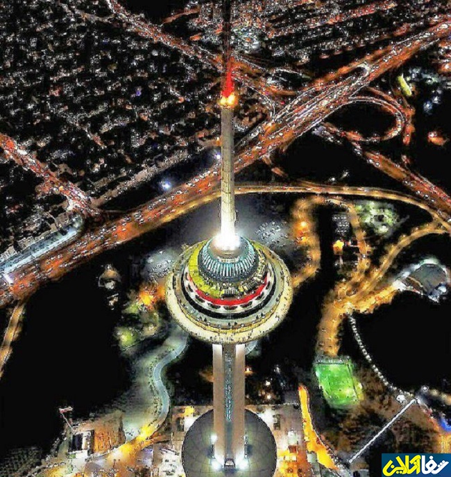 تصاویر زیبا از برج میلاد تهران