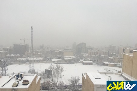 گزارش تصويري؛تهران در برف/اختصاصي شفاآنلاين