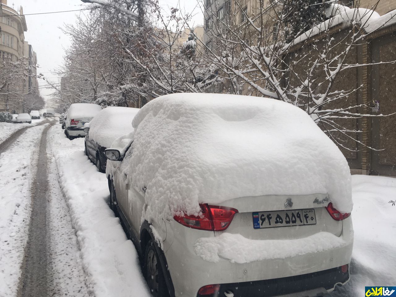 گزارش تصويري؛تهران در برف/اختصاصي شفاآنلاين