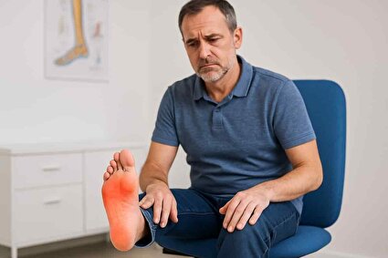 داغی و سوزش کف پا نشانه چیست؟