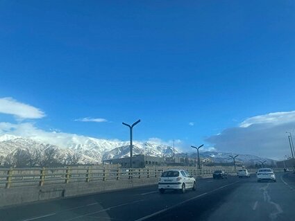 بارش برف در تهران /فیلم اختصاصی