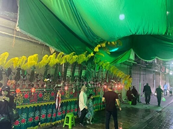 گزارش تصویری شفاآنلاین از آیین سوگواری در بازار تهران