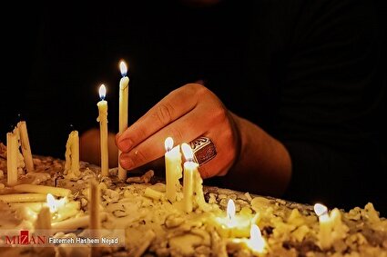 مراسم شب شام غریبان اباعبدالله در شهر جدید پرند/فیلم اختصاصی