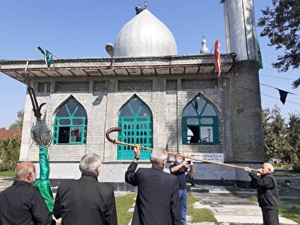 مراسم سنتی علم واچینی در گیلان /تصاویر
