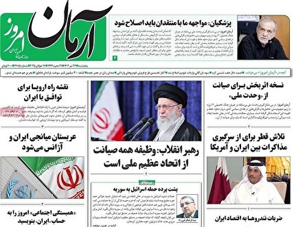 پیشخوان روزنامه های پنجشنبه 26 تیر 1404