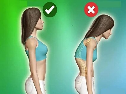 چند حرکت کششی ساده برای رفع قوز پشت و کمر/فیلم