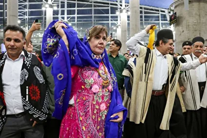 استقبال از تیم ملی کشتی فرنگی ایران /تصاویر