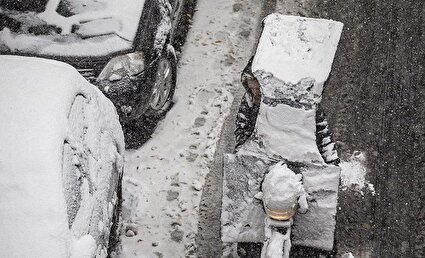 آبان ماه سال ۱۳۹۸ تهران روز برفی /تصاویر