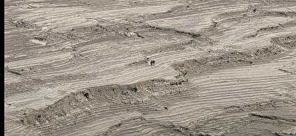 آخرین رمق‌های دریاچه سد کرج/تصاویر