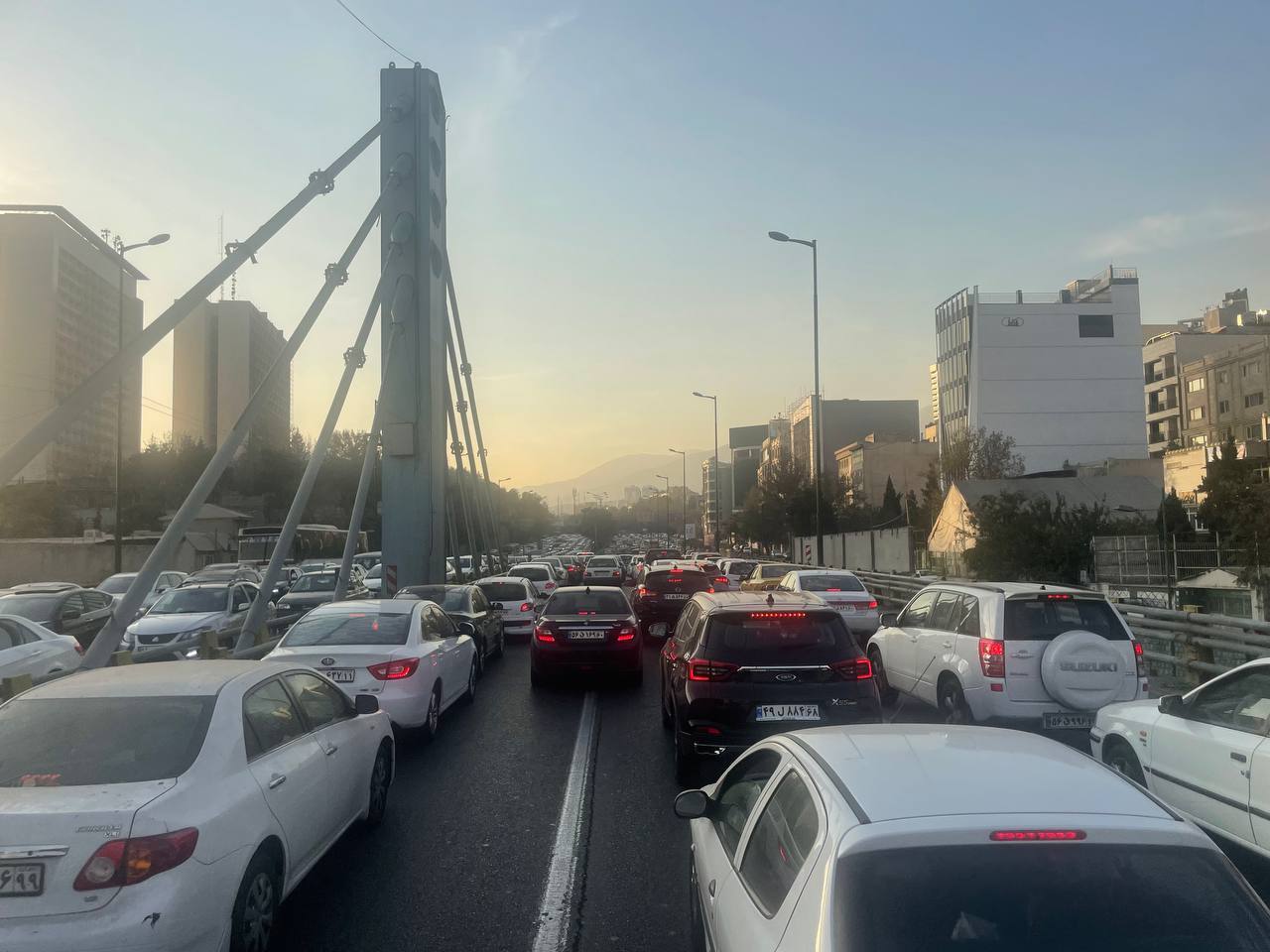 ترافیک عجیب شمال تهران/تصاویر