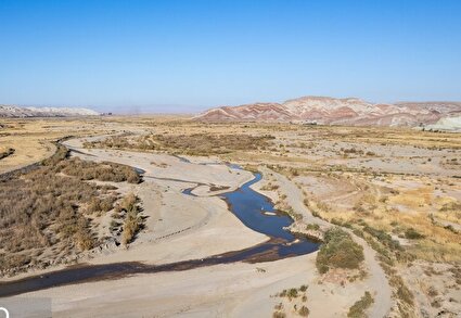 قزل اوزن؛ آیینه‌ی بحران آب ایران/تصاویر