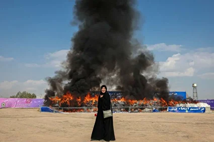 امحای ۲۰ تن مواد مخدر در کهریزک /تصاویر