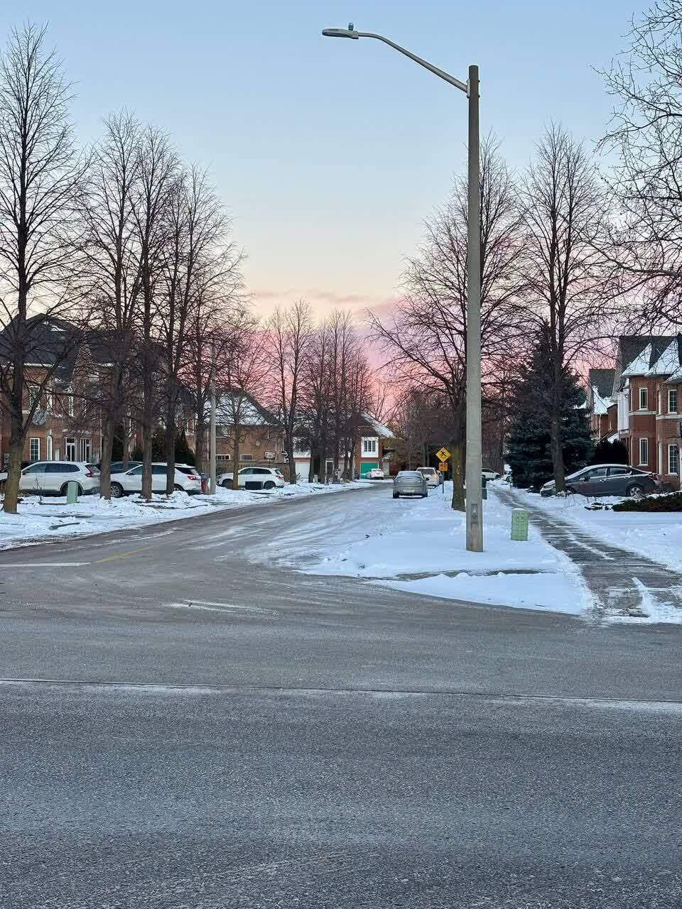 بارش برف پاییزی در تورنتو ی کانادا/تصاویراختصاصی