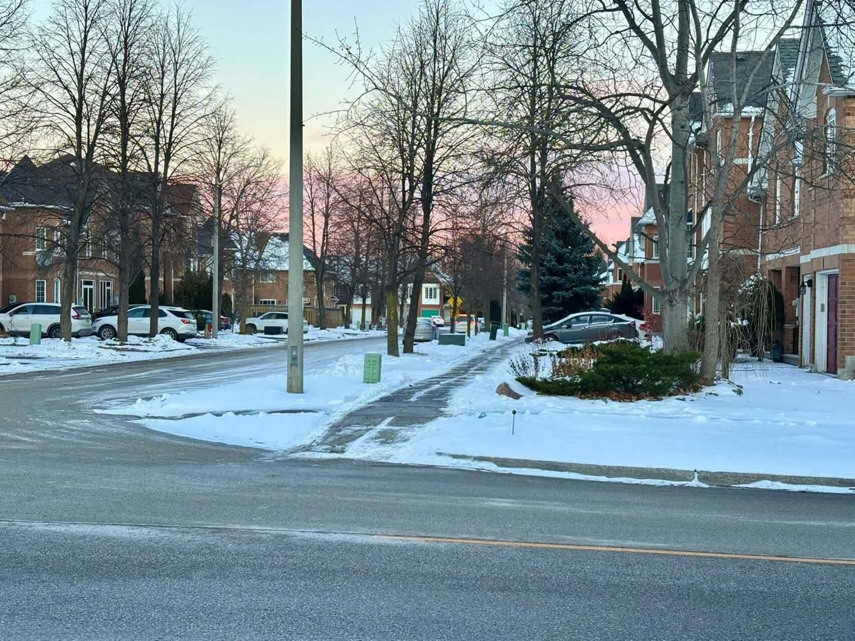 بارش برف پاییزی در تورنتو ی کانادا/تصاویراختصاصی