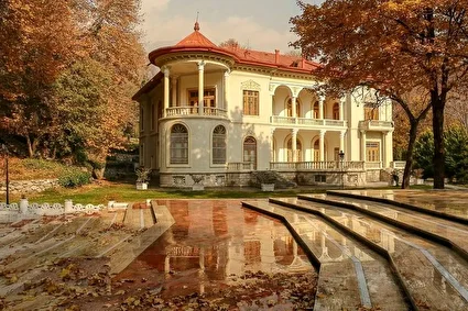 ردای پاییزی بر تن کاخ سعدآباد /تصاویر