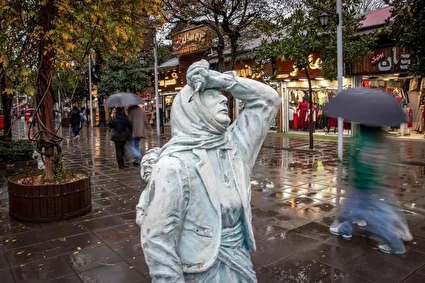 باران پاییزی دوباره مهمان رشت شد /تصاویر