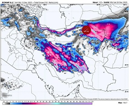 بارش سنگین برف در انتظار برخی مناطق کشور